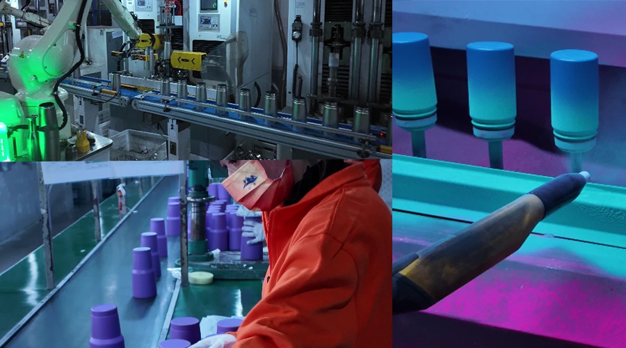 Automated stainless steel tumbler manufacturing system