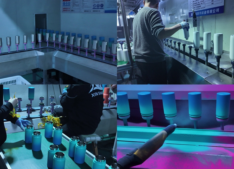 Wholesale water bottle manufacturer factory production line stainless steel bottles