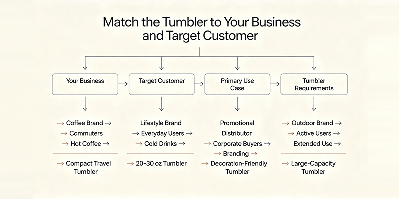 How to choose a tumbler based on business type target customer and use case