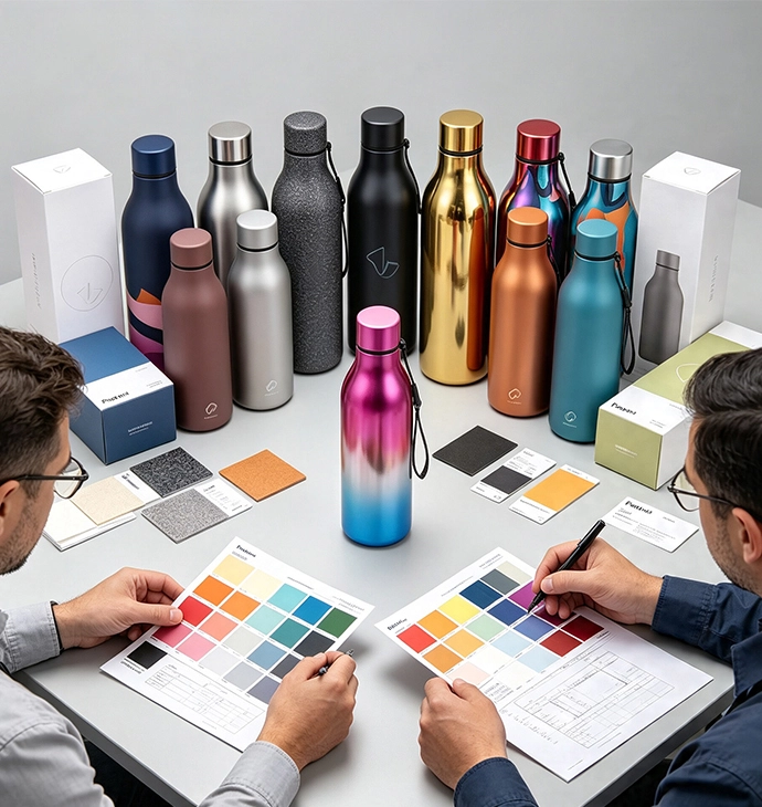 OEM customization for market-proven stainless steel insulated water bottles with expert logo, finish and color recommendations