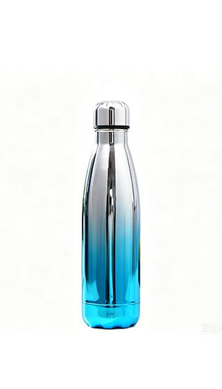 Custom rainbow mirror finish stainless steel insulated bottle for OEM projects
